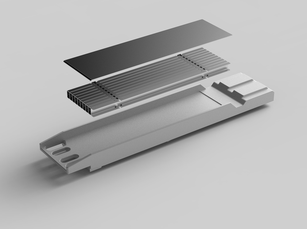 Fiber optic transceiver heat dissipation module OEM